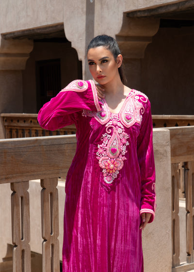 HEARTS OF PAISLEY KAFTAN