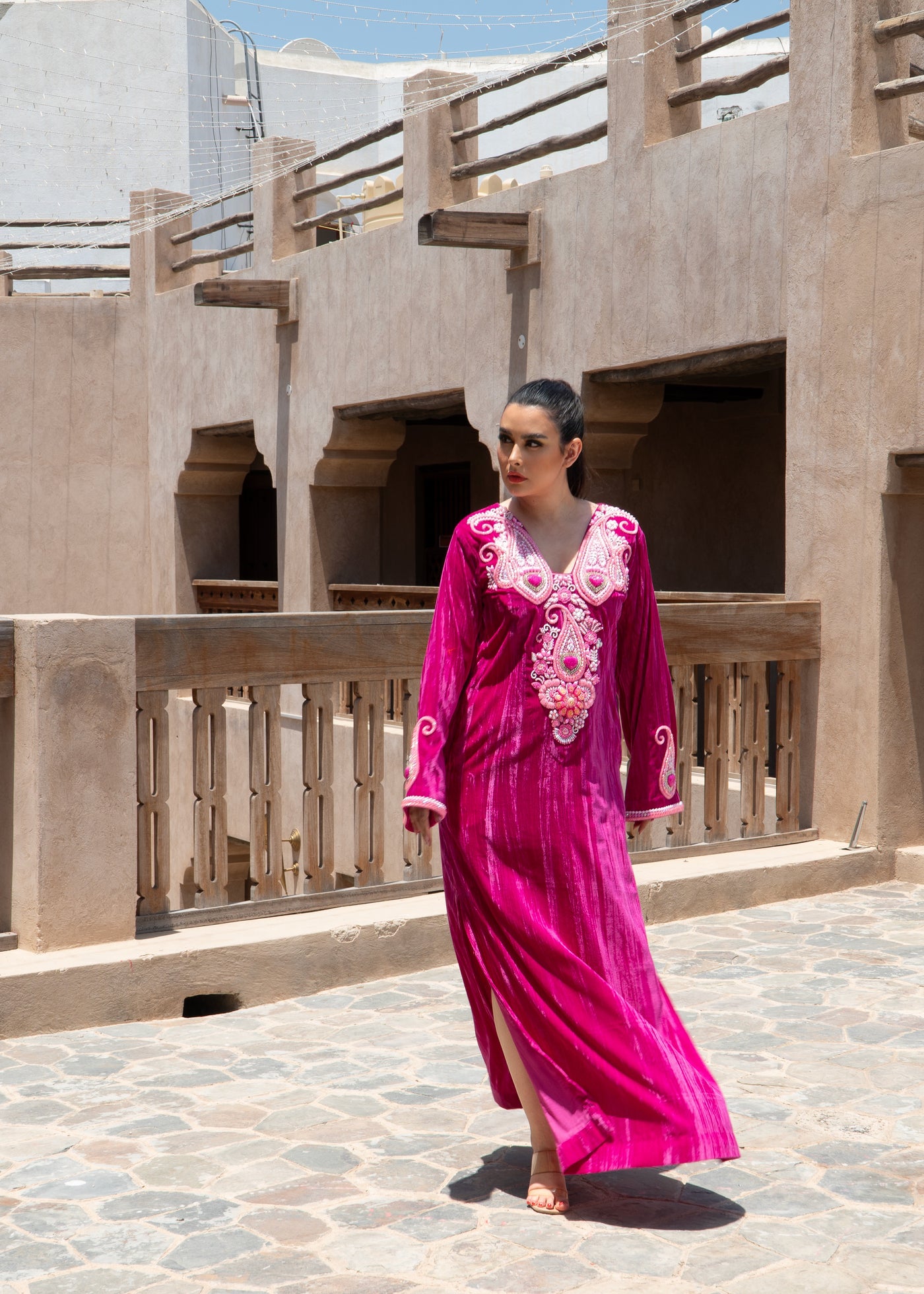 HEARTS OF PAISLEY KAFTAN