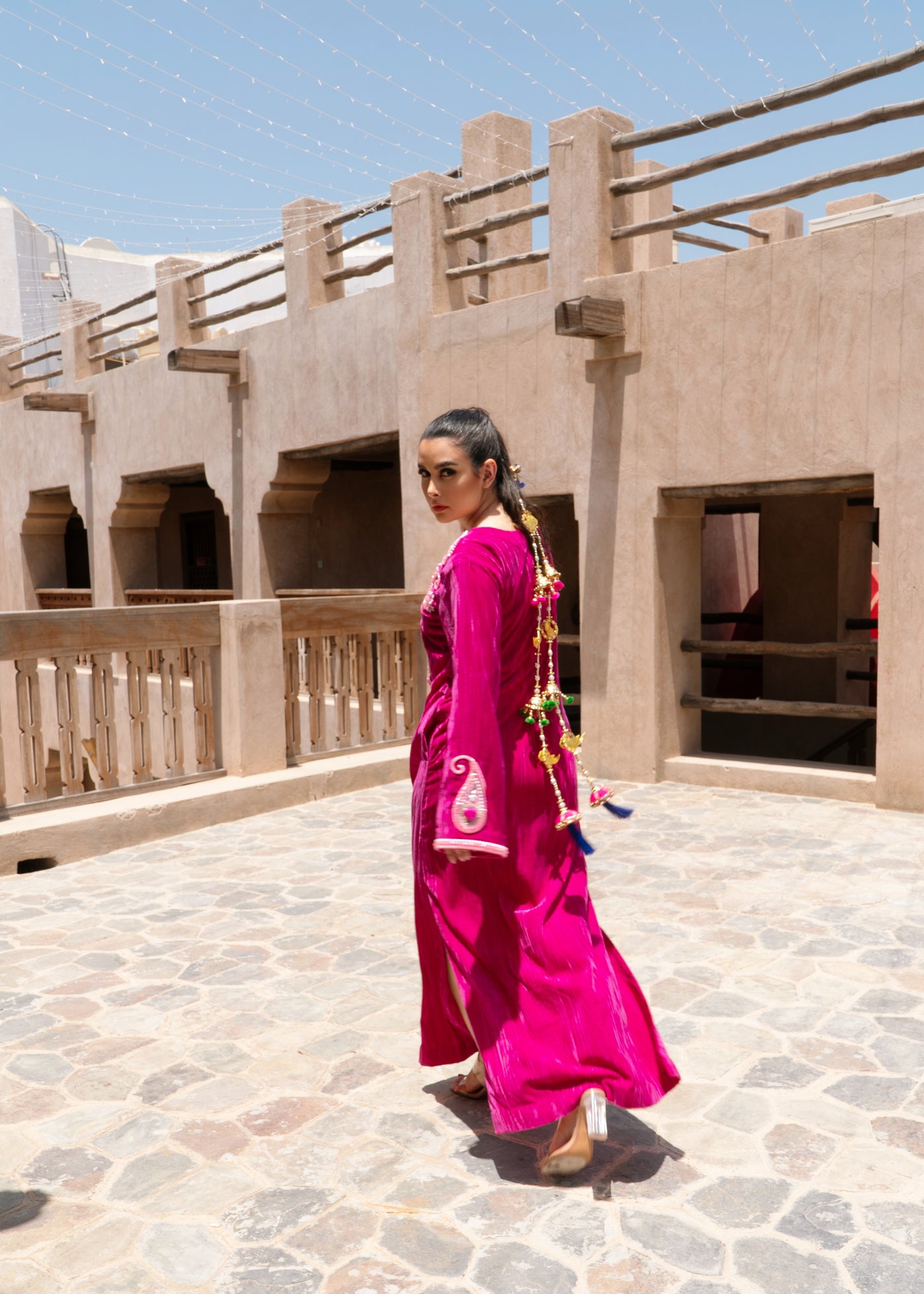 HEARTS OF PAISLEY KAFTAN