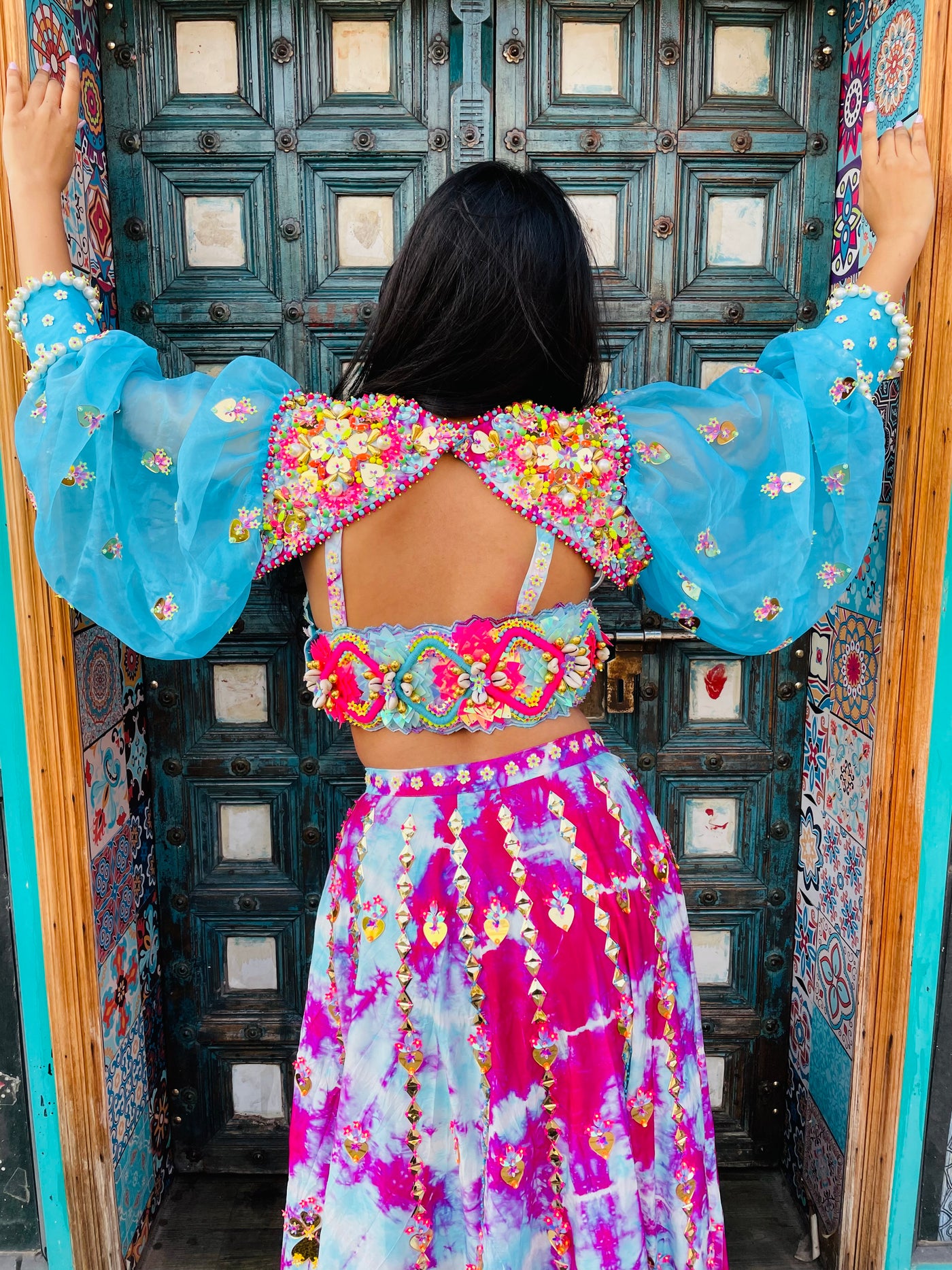 HEAD IN THE CLOUD- LEHERIYA TIE DYE