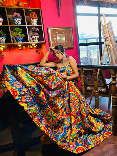KITSCH KALEIDOSCOPE TUBE GOWN