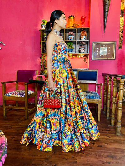 KITSCH KALEIDOSCOPE TUBE GOWN