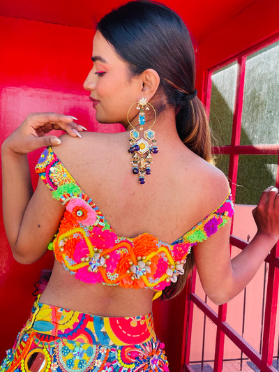 KITSSCH KALEIDOSCOPE LEHENGS- 3 SET PIECE