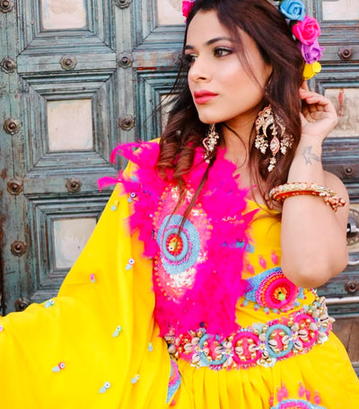 EVIL EYE OFF-SHOULDER DRESS