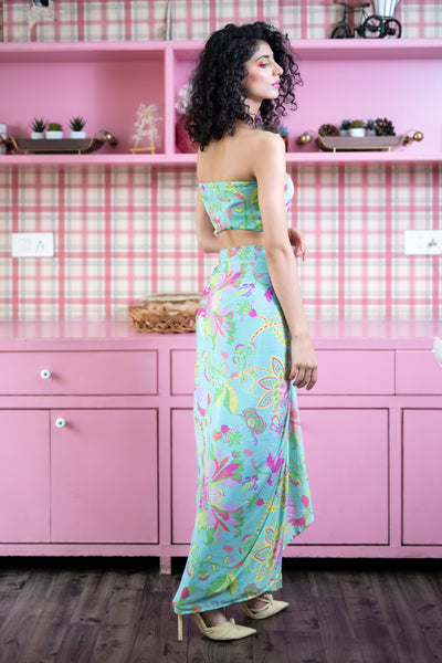PAISLEY DHOTI DRESS