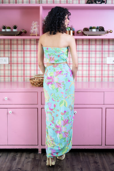 PAISLEY DHOTI DRESS