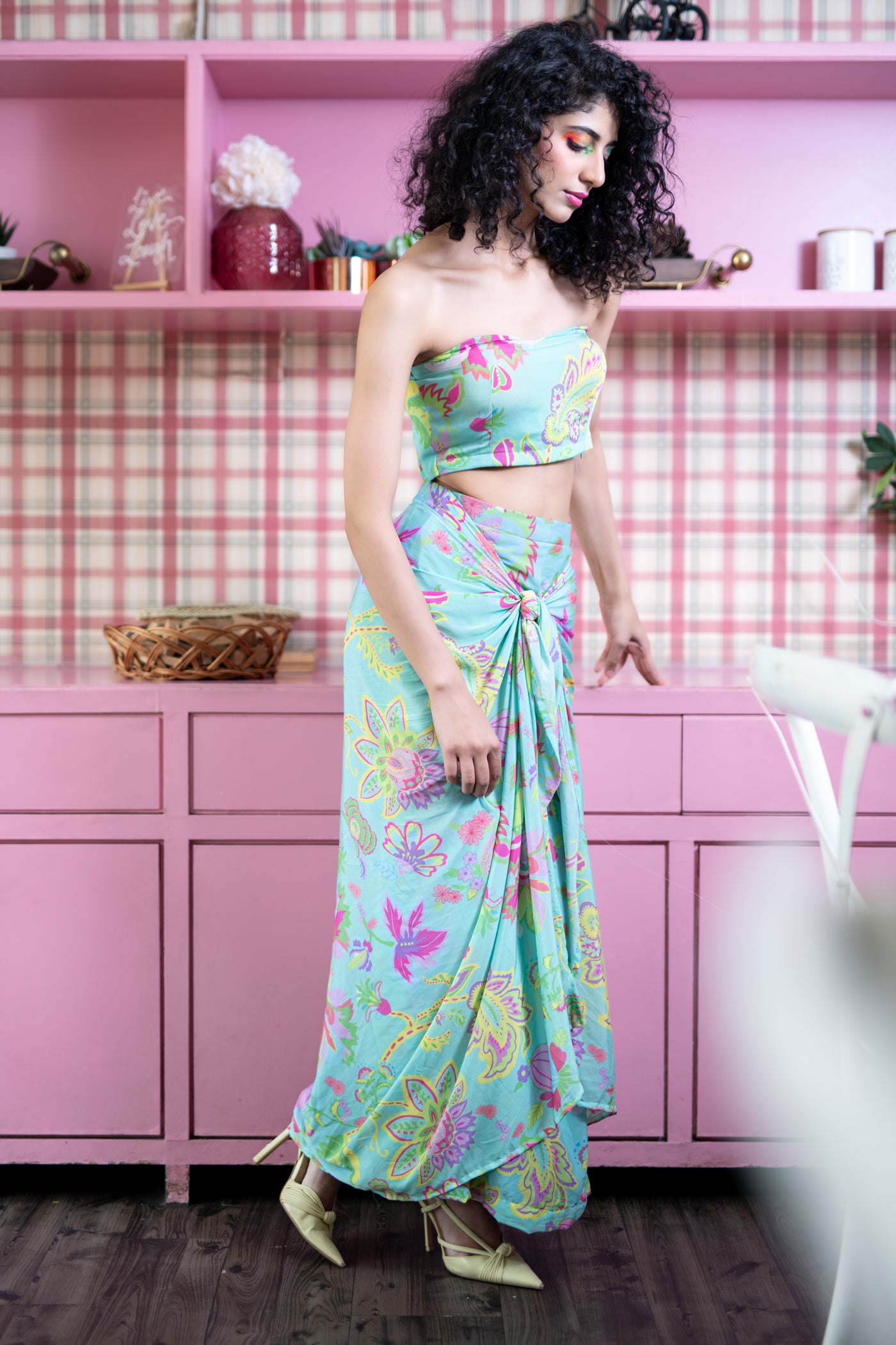 PAISLEY DHOTI DRESS