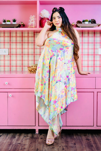 PIP & POP HALTER NECK DRESS