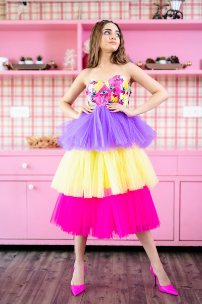 RAINBOW TRUFFLE CANDY DRESS