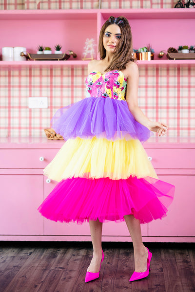 RAINBOW TRUFFLE CANDY DRESS