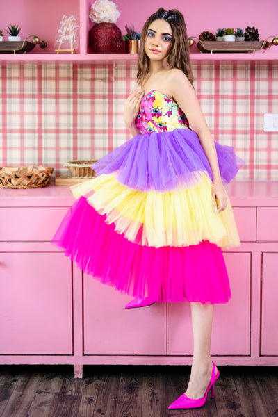 RAINBOW TRUFFLE CANDY DRESS