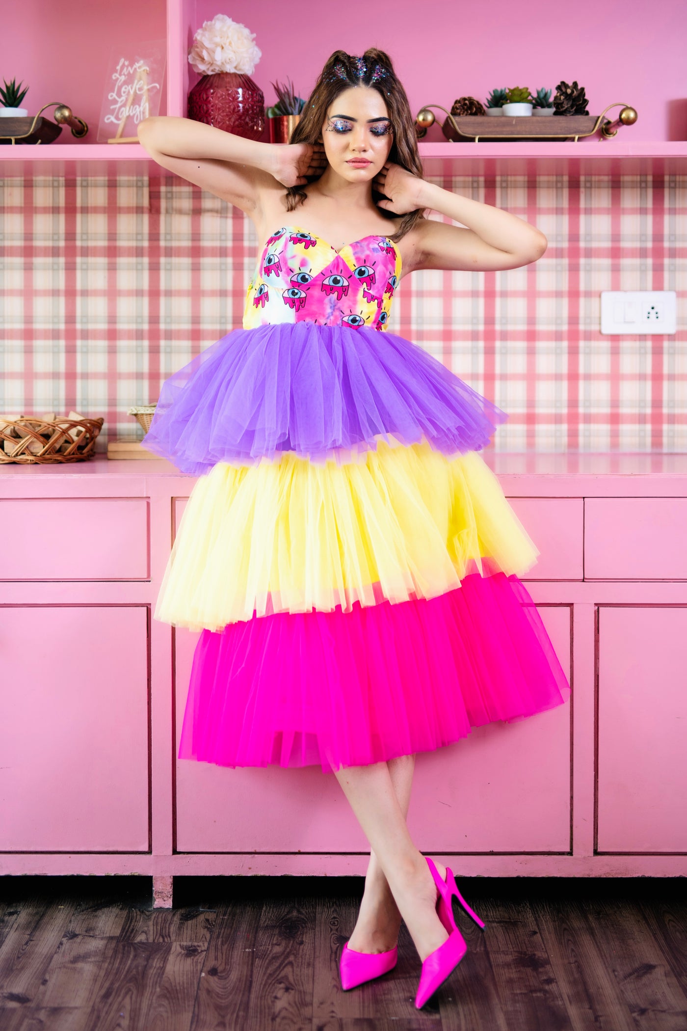 RAINBOW TRUFFLE CANDY DRESS