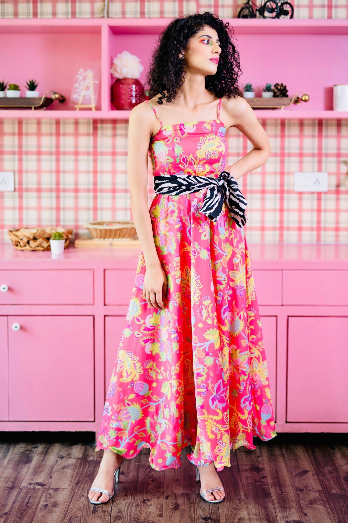 PAISLEY ZEBRA DRESS