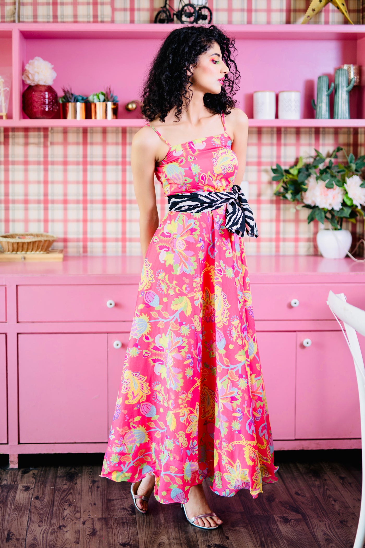 PAISLEY ZEBRA DRESS