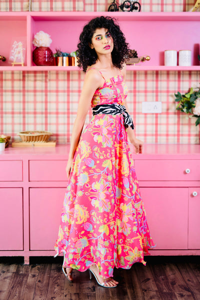 PAISLEY ZEBRA DRESS