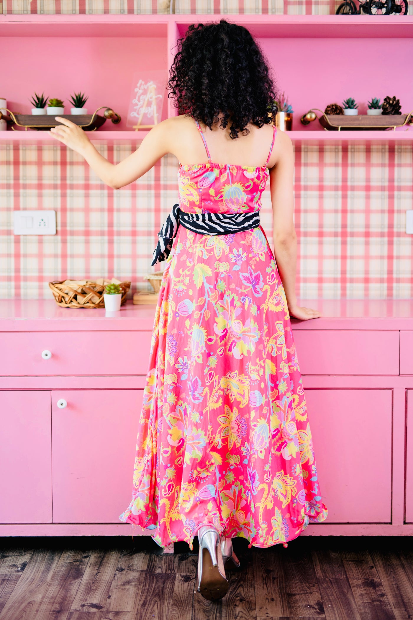PAISLEY ZEBRA DRESS