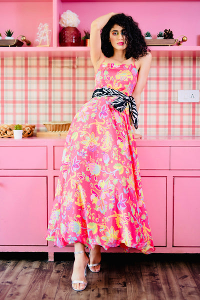 PAISLEY ZEBRA DRESS