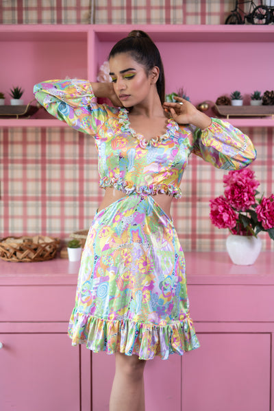 PIP & POP CUT OUT DRESS
