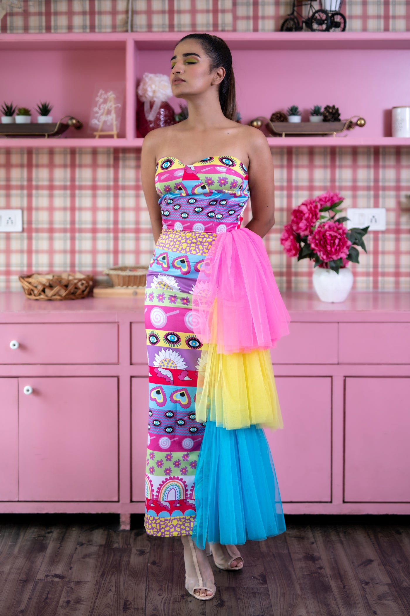 NORA TRUFFLE DRESS