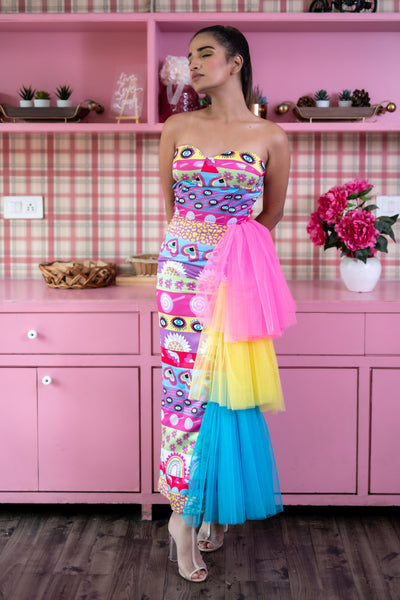 NORA TRUFFLE DRESS