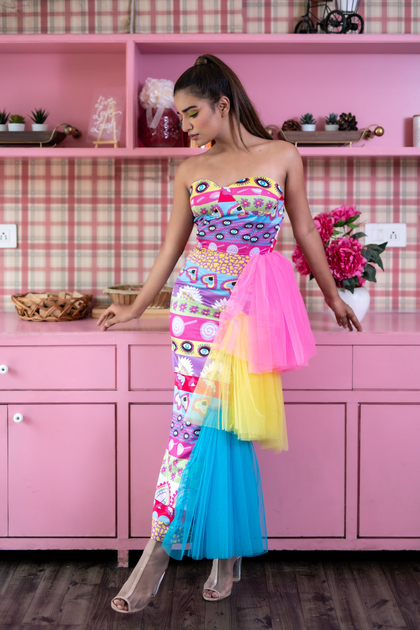 NORA TRUFFLE DRESS